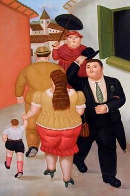 Botero oil painting