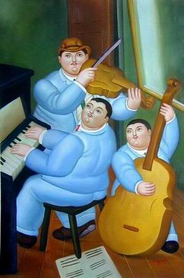 Botero oil painting
