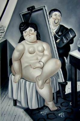 Botero oil painting