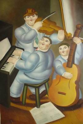 Botero oil painting