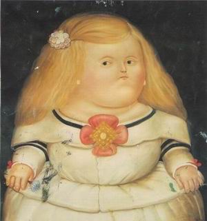 Botero oil painting