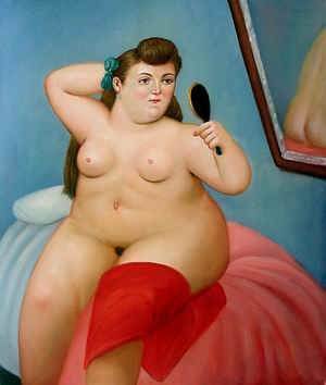 Botero oil painting