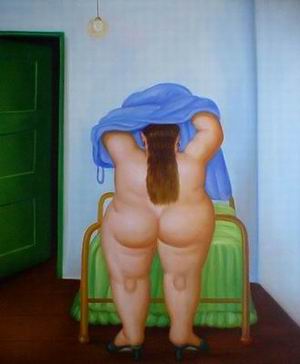 Botero oil painting