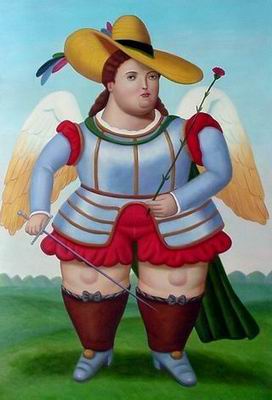 Botero oil painting
