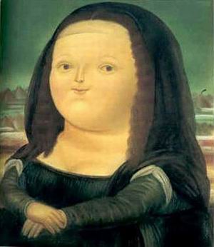 Botero oil painting