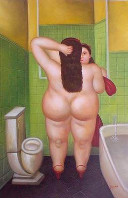 Botero oil painting