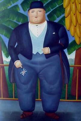 Botero oil painting