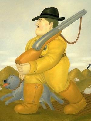 Botero oil painting