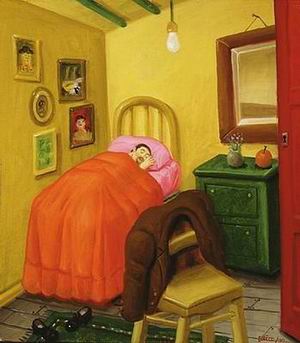 Botero oil painting