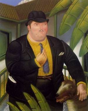 Botero oil painting