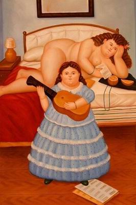 Botero oil painting