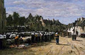 Boudin Eugene oil painting