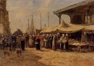 Boudin Eugene oil painting