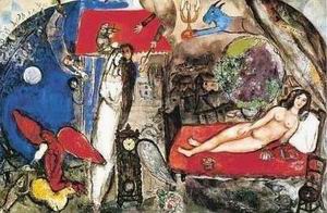 Chagall oil painting