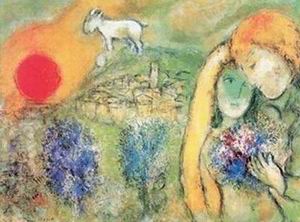 Chagall oil painting