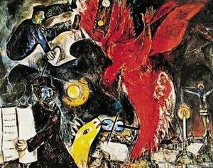 Chagall oil painting