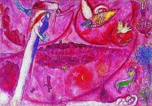 Chagall oil painting