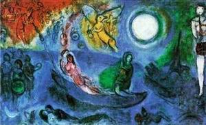 Chagall oil painting
