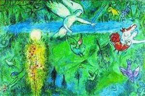 Chagall oil painting