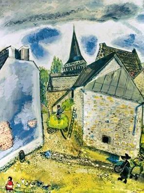 Chagall oil painting