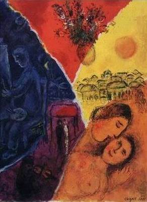 Chagall oil painting