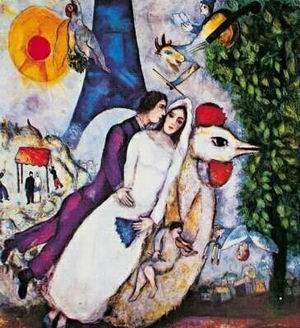 Chagall oil painting