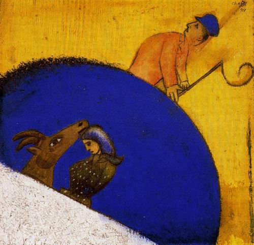 Chagall oil painting