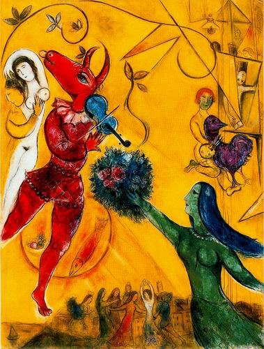 Chagall oil painting
