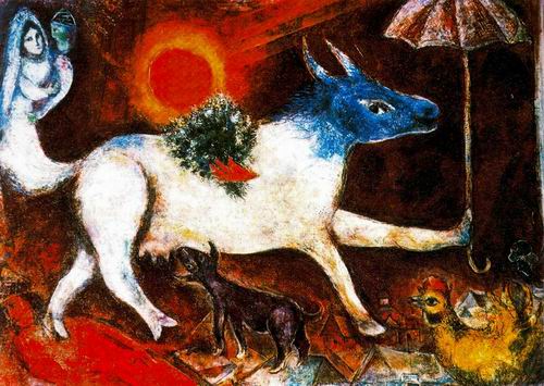 Chagall oil painting