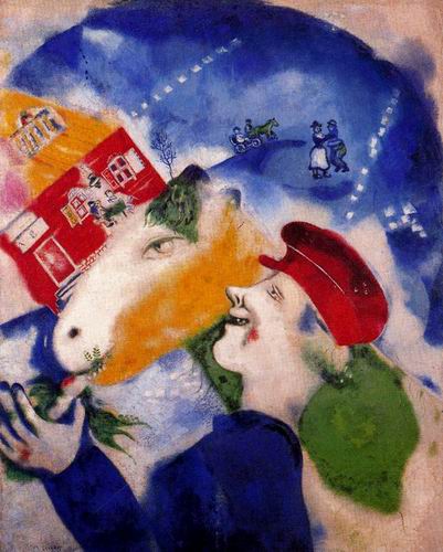 Chagall oil painting