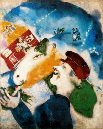 Chagall oil painting