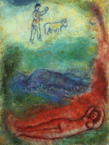 Chagall oil painting
