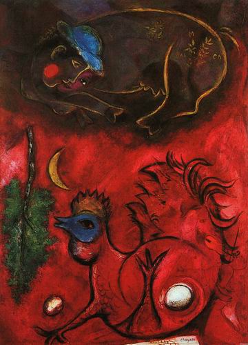 Chagall oil painting