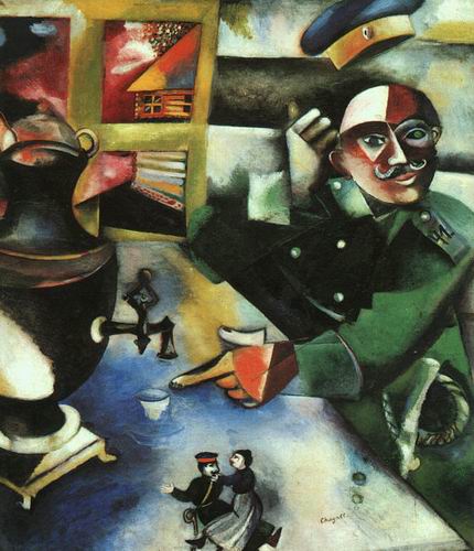 Chagall oil painting