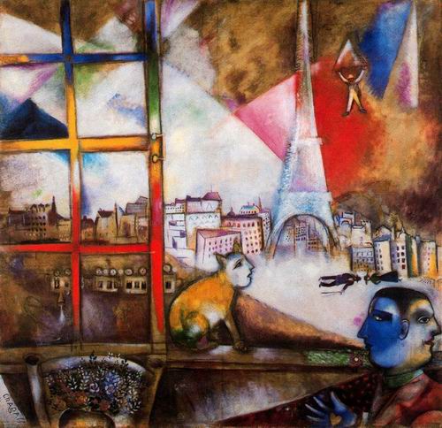 Chagall oil painting
