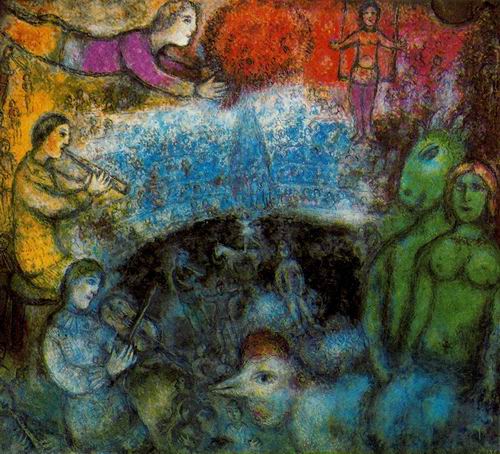 Chagall oil painting