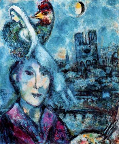 Chagall oil painting