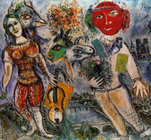 Chagall oil painting