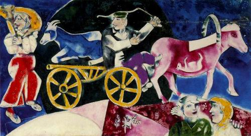 Chagall oil painting