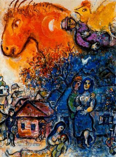 Chagall oil painting