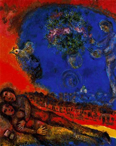 Chagall oil painting