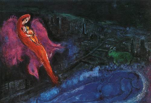Chagall oil painting