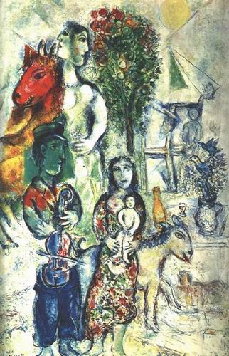 Chagall oil painting