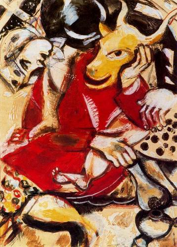 Chagall oil painting