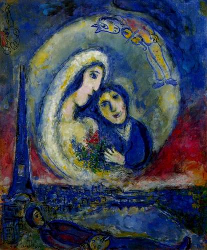 Chagall oil painting