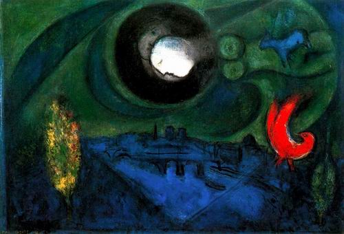 Chagall oil painting