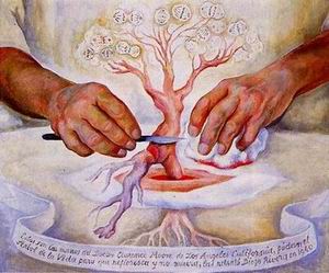 Diego Rivera oil painting