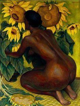 Diego Rivera oil painting
