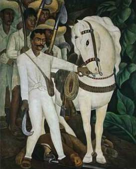 Diego Rivera oil painting