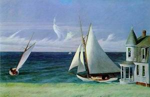 Edward Hopper oil painting